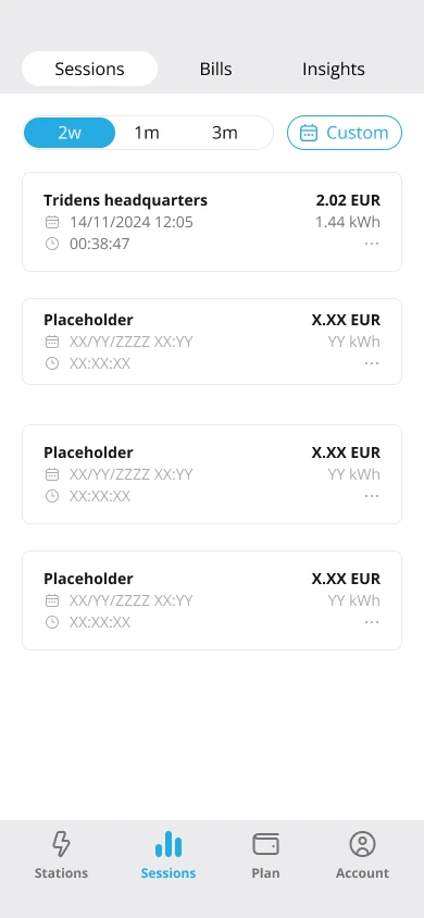 Filter-Sitzungshistorie