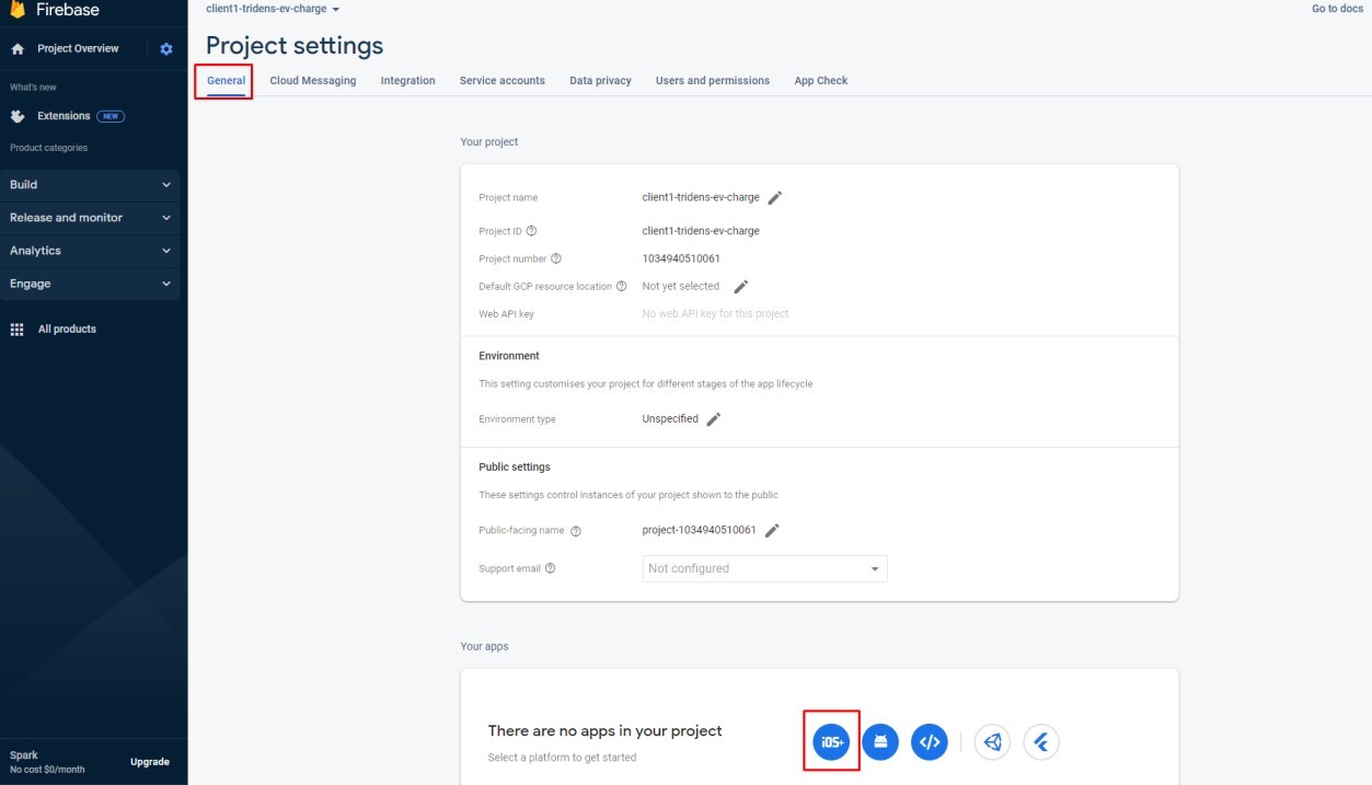 Ajouter une configuration d&rsquo;application iOS