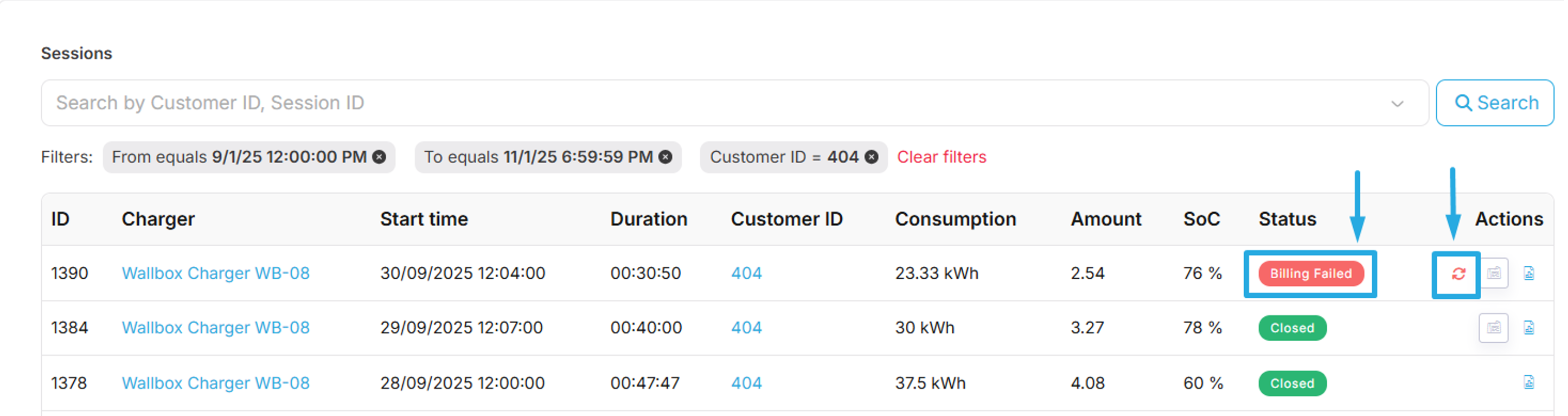 Seja Tridens s statusom obračunavanje ni uspelo.