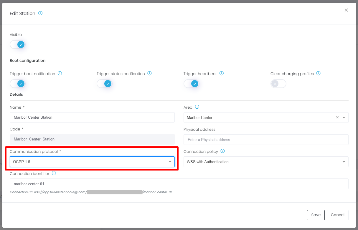 Protokol komunikacije postaje