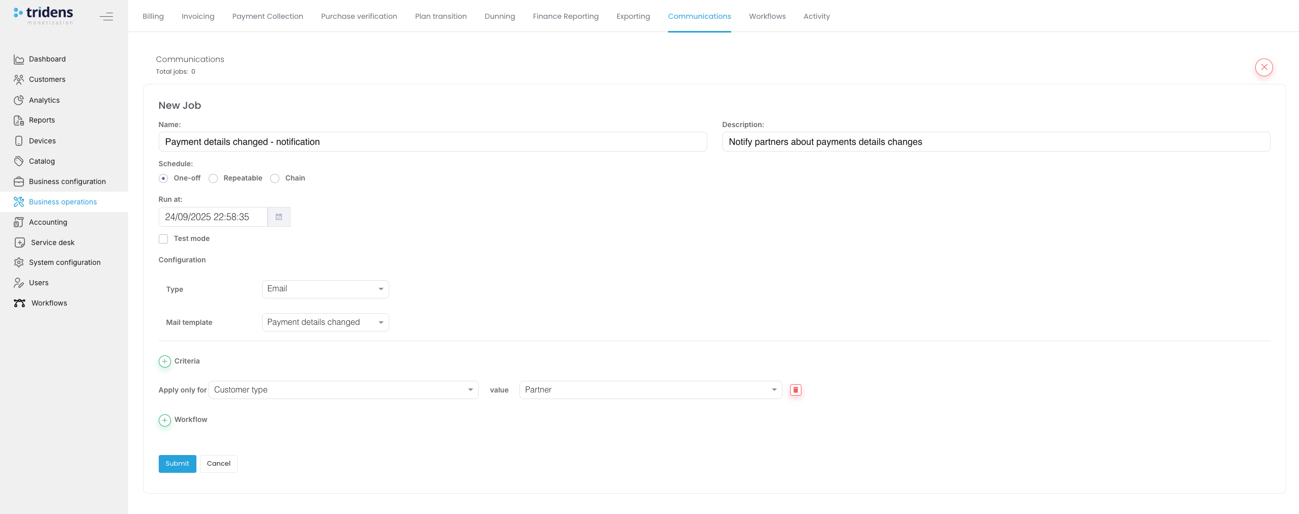 New Communication Job