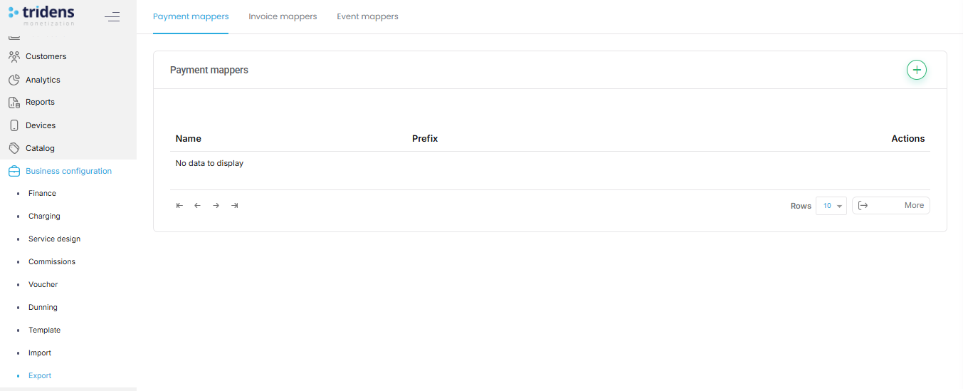 Privzeta stran Export Mappers